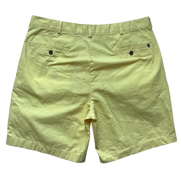 Brooks Brothers "346" Mens Pleated Shorts Yellow W38 - Picture 11 of 11